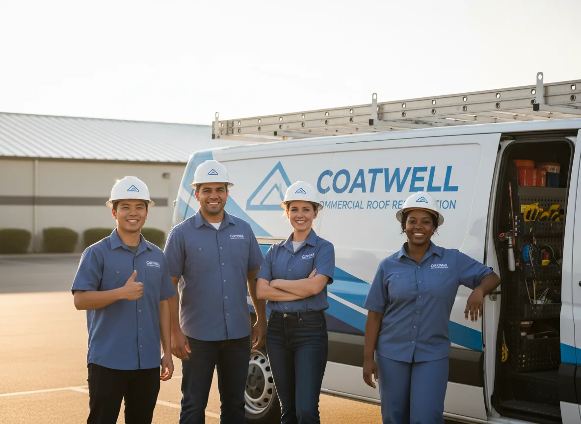 Commercial roof coating company in Lineville, IA
